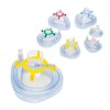 모우 PVC 마취 마스크 MA504 소아용 2 소형 의료용 수술용 노랑밴드 MOU PVC Anesthesia Mask MA504 for Children Size 2 Small Medical Surgical Yellow Band