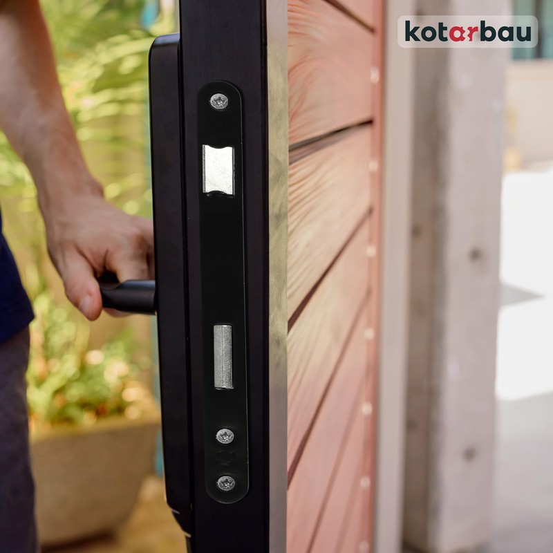 KOTARBAU Mortise Lock Counter Plate Galvanised Universal Left/Right Room Door