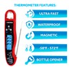 Kona Instant Read Meat Thermometer for Grilling - Instant On/Off
