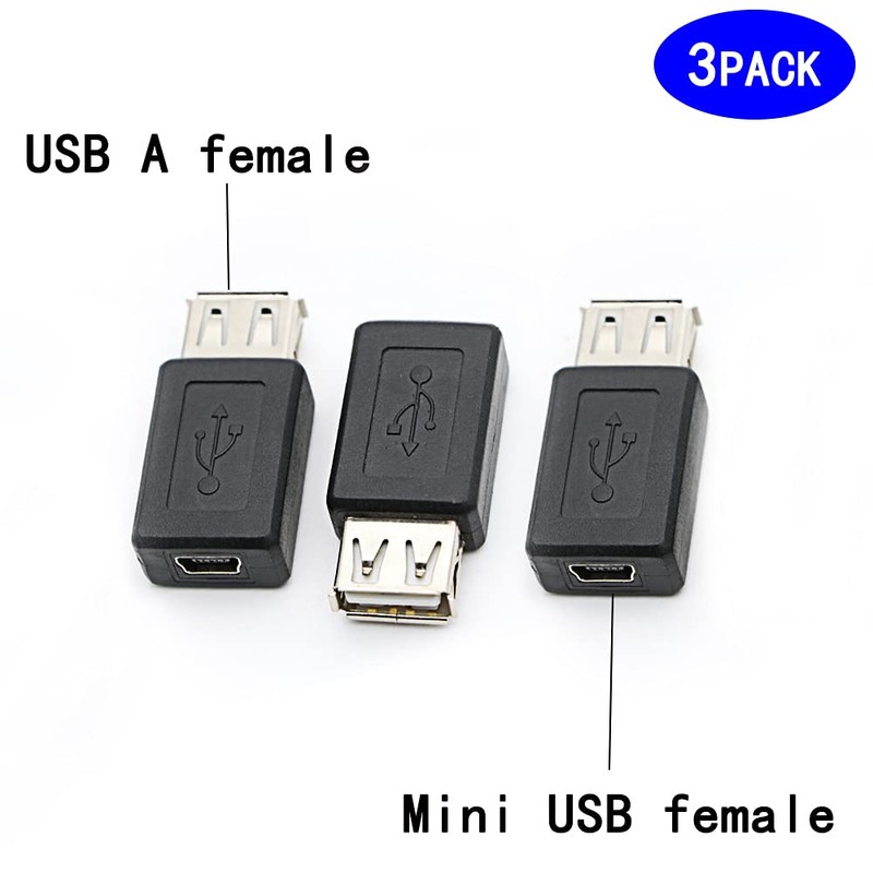 rgzhihuifz 3 Pack USB 2.0 A Female to USB B