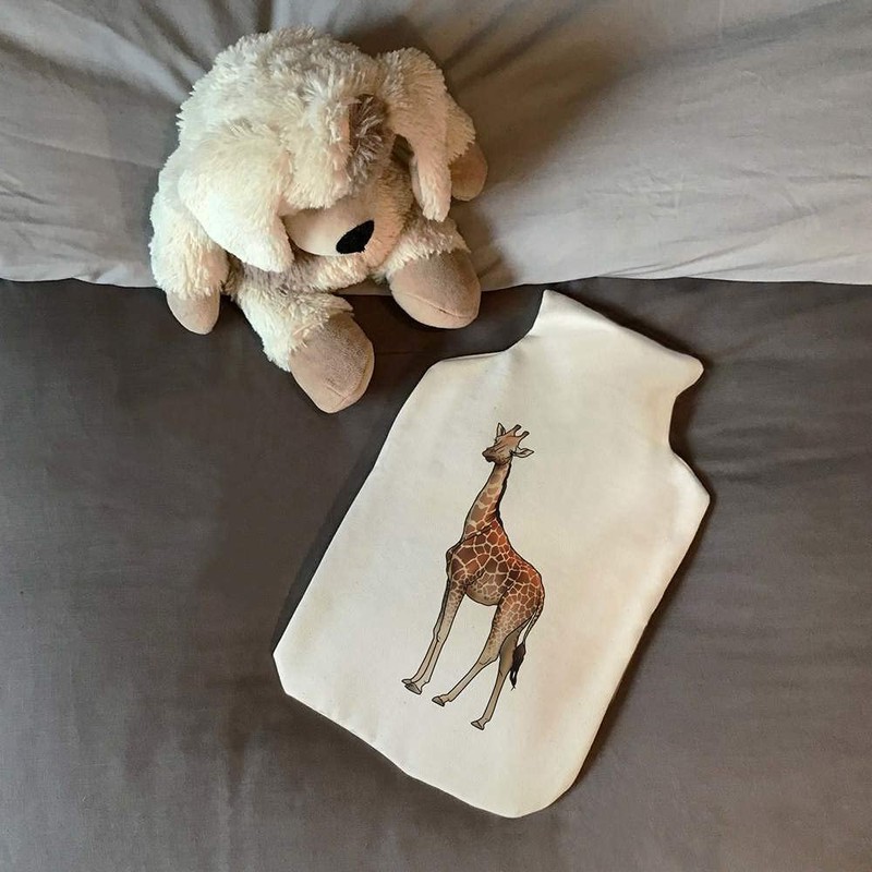 'Giraffe' Hot Water Bottle Cover (HW00020649)