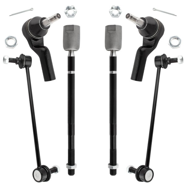 BOXI (Set of 6) Front Inner Outer Tie Rods +