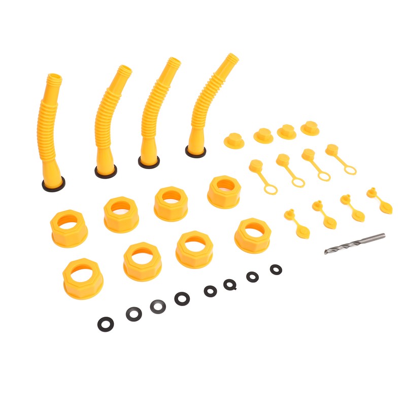 Gas Can Spout Replacement Kit 8mm Drill Bit Anti Overflow