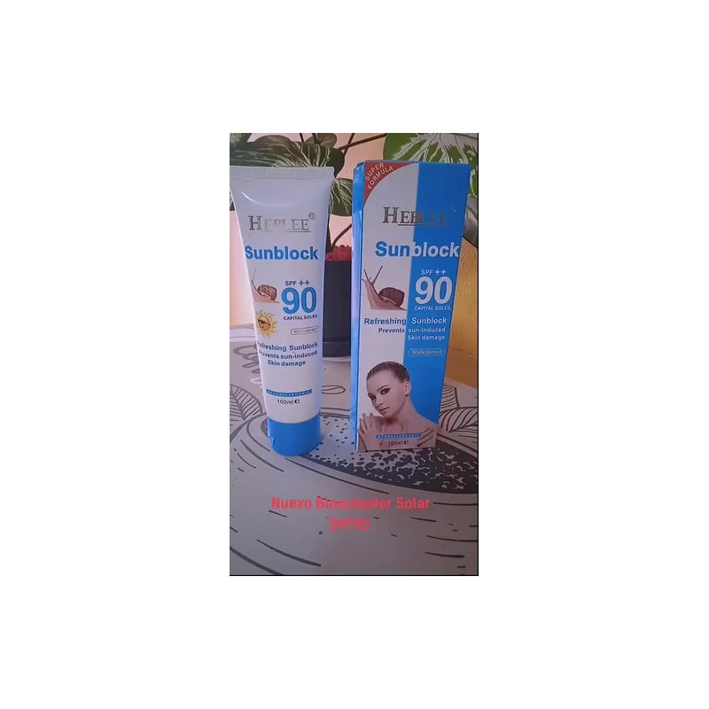Bloqueador Solar Protector Baba De Caracol Spf 90 100 Ml