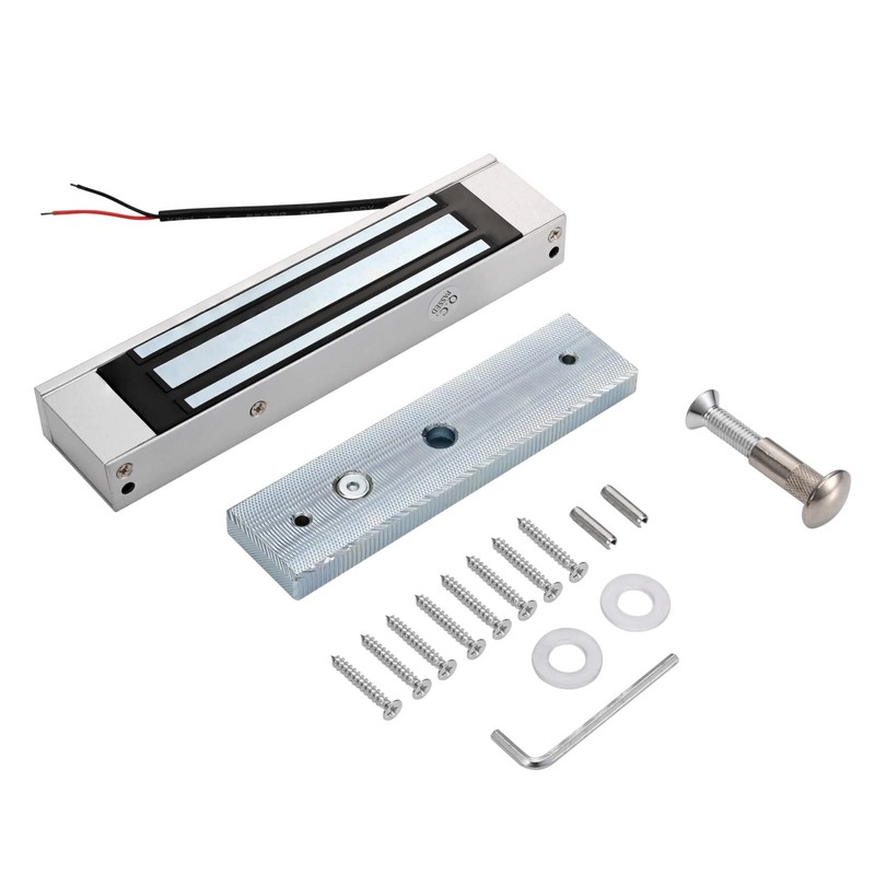 Electric Magnetic Lock 180KG 350LBS Holding Force Electromagnet Lock 12V