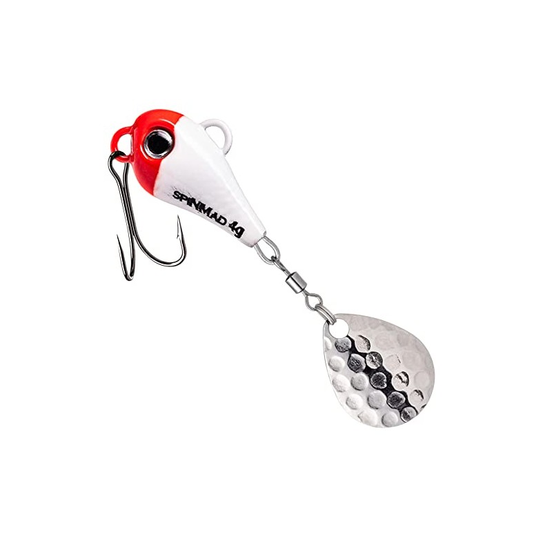 SpinMad Lieblingsköder Originals Jig Spinner Fishing Lure Colour Redhead Size