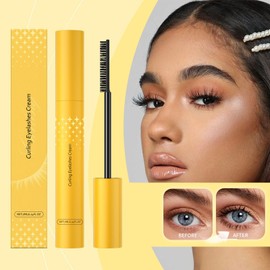 Mascara Lengthening,15g Volumizing Lengthening Curling Mascara - Lift Smudge-Proof Eye Lash Enhancer No Clumping Beauty Makeup for Birthday Travel Date