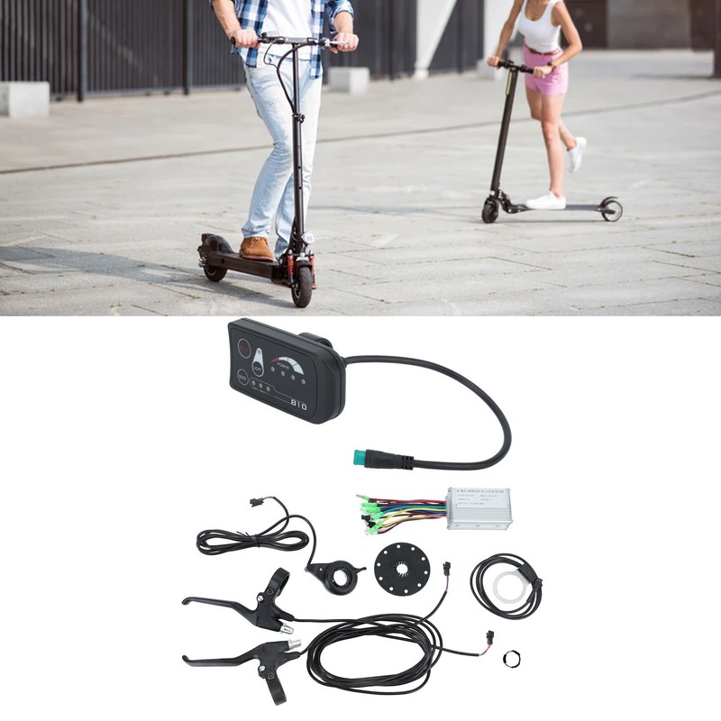 Electric Bike Controller Kit with Brake Handle Thumb Throttle 250W