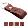 Leather Keychain Favorite for Men, Keyring Gift for Women &