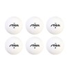STIGA 6-Pack White 1 Star Table Tennis Balls | 40mm ITTF Regulation Size and Weight Ping Pong Balls