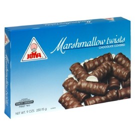 Joyva Marshmallow Twists Chocolate Covered Vanilla,9-ounces (Pack of4)