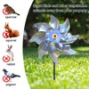 KOKMEYA 10-Pack Reflective Bird Repellent Pinwheels 9.6 Inches in Diameter