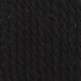 Bernat Softee Chunky 3-Pack Yarn, 2.8oz, Super Bulky 6 Gauge -Black - Machine Wash & Dry