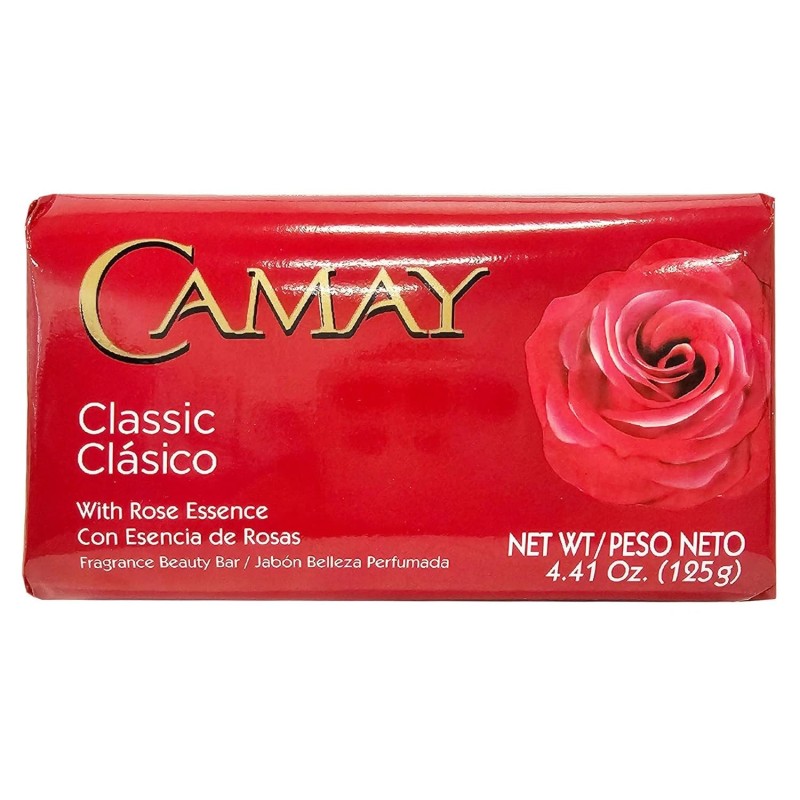 Camay Classic Bar Soap Rose Essence 8-Pack of 4.41 Oz
