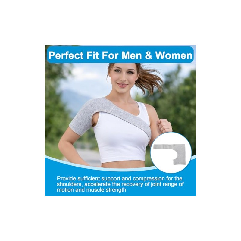 Shoulder Support, Cuff Compression Shoulders Sleeve Shoulders Brace Rotator for