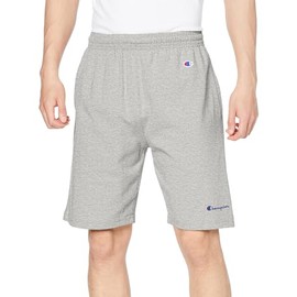 Champion C3-X518 Men's Short Pants, 100% Cotton, Embroidered, Basic, oxford grey