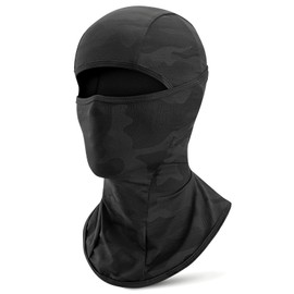 KIKIGOAL Pasamontañas Solar Transpirable, Braga Cuello de Invierno, Balaclava Sola Protección UV, a contra Los Rayos, para Moto Transpirable y Prueba de Viento, Camping y Senderismo Hombre Mujer