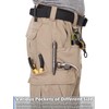 NAVEKULL Men's Flexible Work Pants Stretch Ripstop Utility Cargo Pants
