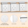 Pelopy 10 Pack Slatwall Metal Plate Mount Backplate Mounting Adapter