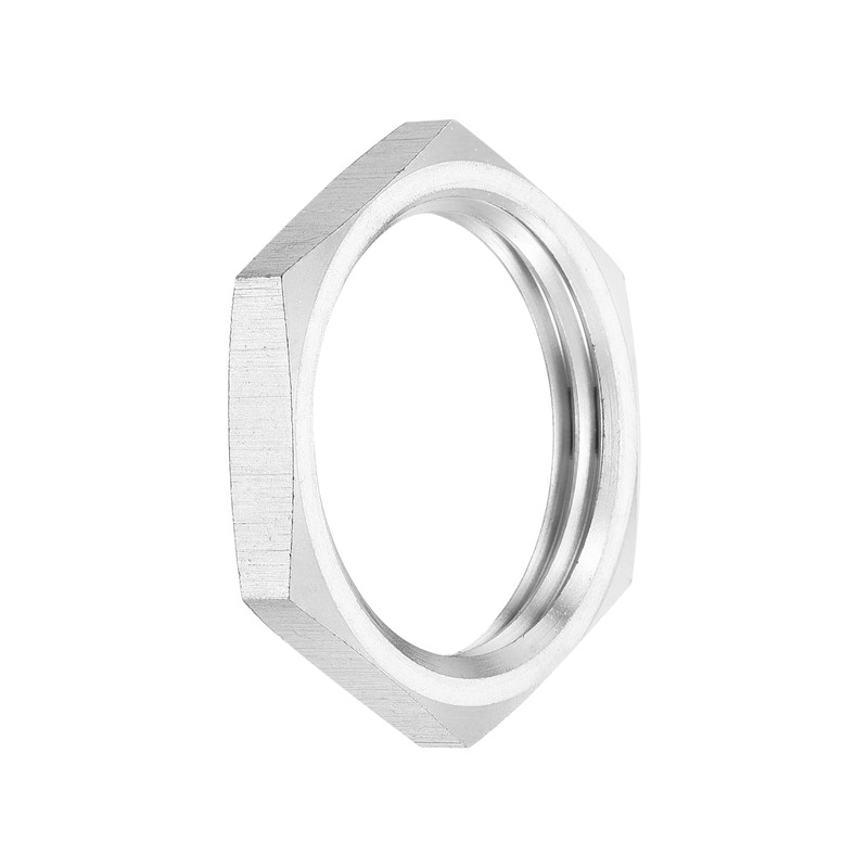 sourcing map G1 Pipe Fitting Hex Thin Lock Nut, Locknut