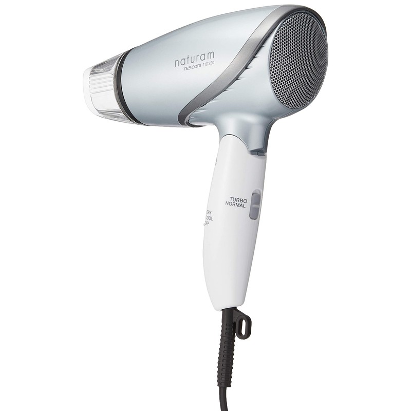 TESCOM TID320-S Naturam Dryer with Negative Ion Silver