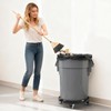 Humagineer Trash Can Dolly Wheels, Adjustable 15-19 Inch Round Roller