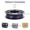 iSANMATE 3D Printer Filament, Pla Filament 1.75mm Bundle, Rainbow Filament