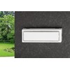 HUBER Surface-Mounted Door Bell Push Button 1-Way Polystyrene Door Bell