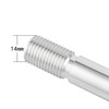 TAKPART Polished Bent Gear Stick Lever Knob Extender