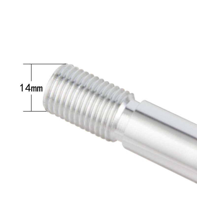 TAKPART Polished Bent Gear Stick Lever Knob Extender