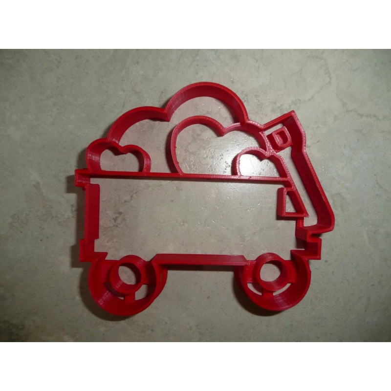 AJT VALENTINE HEARTS WAGON LOVE HOLIDAY SEASON COOKIE CUTTER USA