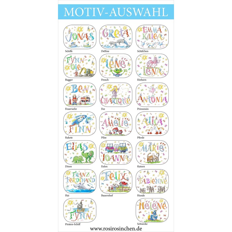 Name Unicorn Lunch Box with Separator and Fork Rosirosinchen