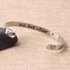 Jvvsci One Day Closer Cuff Bracelet, Long Distance Love for