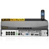 OOSSXX 8.0/4K Megapixel Security POE NVR Network Video Recorder, No