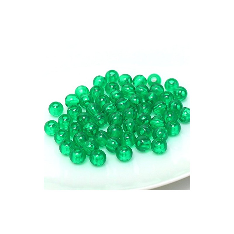 Of Round Beads Pack of 200 st8 mm Red Clear