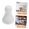 STOBAZA Farmhouse Style Ceramic Salt Pepper Set Condiment Organizer Toothpick