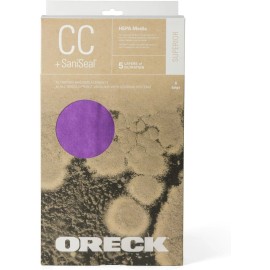 Oreck Type CC HEPA Upright Vacuum Cleaner Bag, AK1CC6H, 6-Pack, Purple
