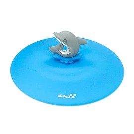 UPware Silicone Food Grade Magic Cup Cap/Drink Cup Lids. ideal for Mugs, Cups and Glass (Dolphin)