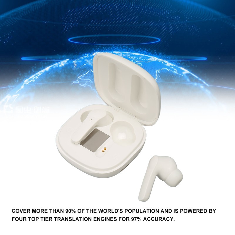 Wireless Translator Earbuds Bluetooth 5.3 Translation Earbuds 74 Languages 70