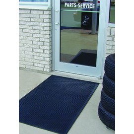 Durable Scraper Entrance Mat, 48" x 72", Black