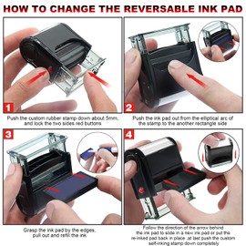 Bertiveny Draft Stamps Self Inking Office Draft Stamps Self-Inking Red Draft Stamp fot Office Supplies Rubber Business Stamps Drafting,Red(Draft)