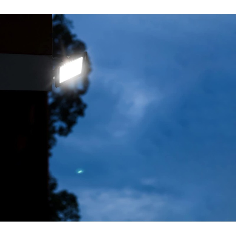 4lite Motion Sensor Floodlight (Black) 850lm IP65 Rated Compact LED