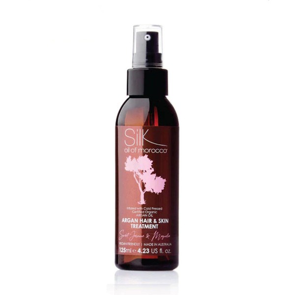Silk Oil of Morocco-Argan Hair and Skin Treatment Sweet Jasmine & Magnolia 125ml