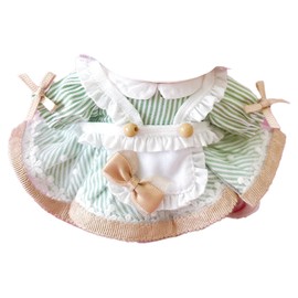 American Diner Style Apron Dress [For 3.9 - 5.9 inches (10 - 15 cm)] Green