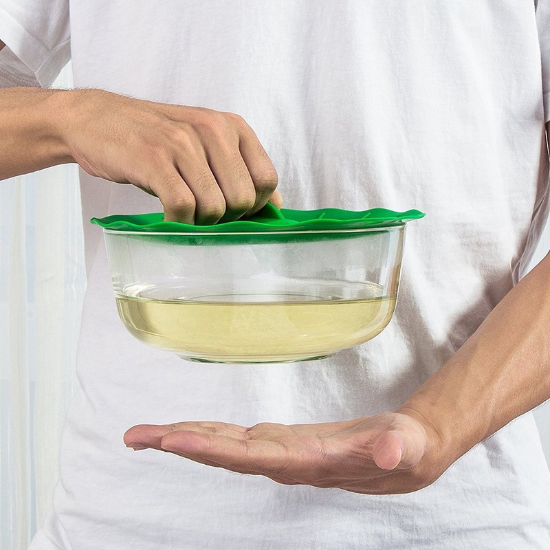 5Pcs/Set Multifunctional Bowl Lid Food Grade Silicone Vacuum Sealing Cover