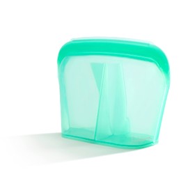 Cuisipro Silicone Divider Stand Up, 44oz, 8.5 x 6.1inch, Green Reusable Bag