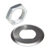 Chain Sprocket Nut + Locking Plate Compatible with Simson S51