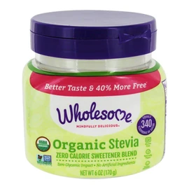 Wholesome Mindfully Delicious Organic Stevia Spoonable Sweetener, 6 Ounce (Pack of 6)