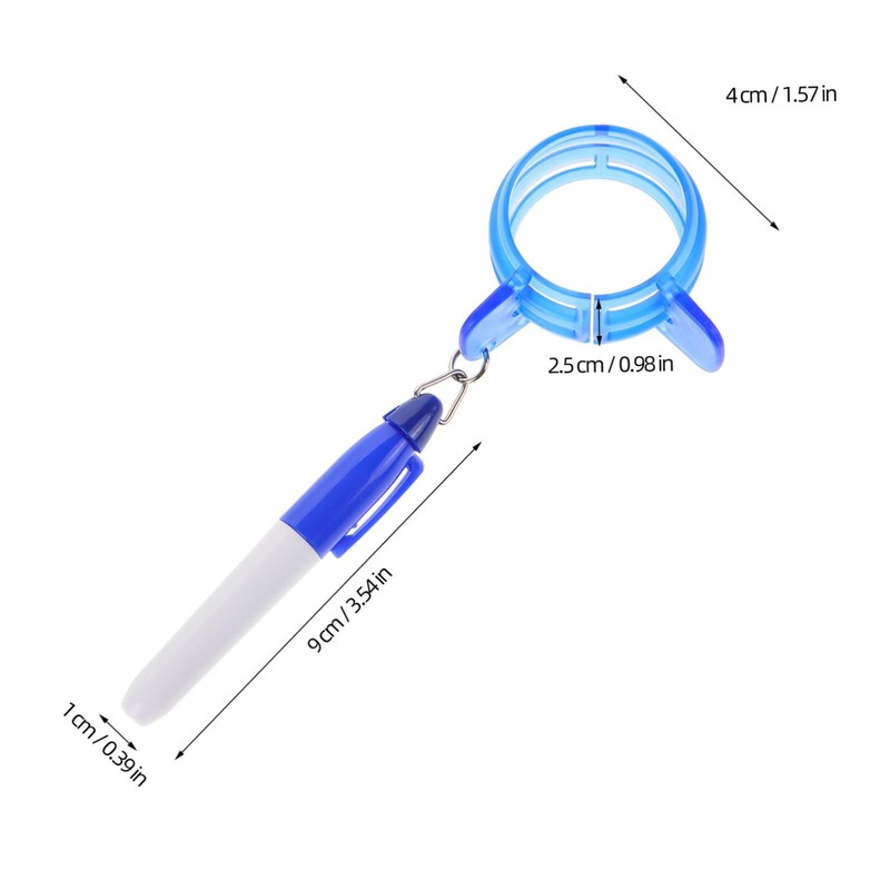 KICHOUSE 1 Set Golf Ball Marker Stencil Alignment Tool for