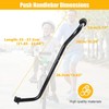 ZUKKA Children's Bicycle Training Push Bar Trainer Handle Balance Push